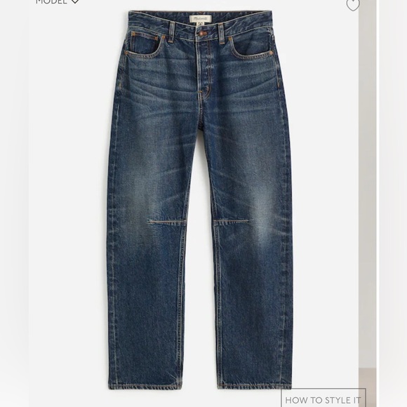 Madewell Darted Barrel Leg Jeans - Picture 5 of 7